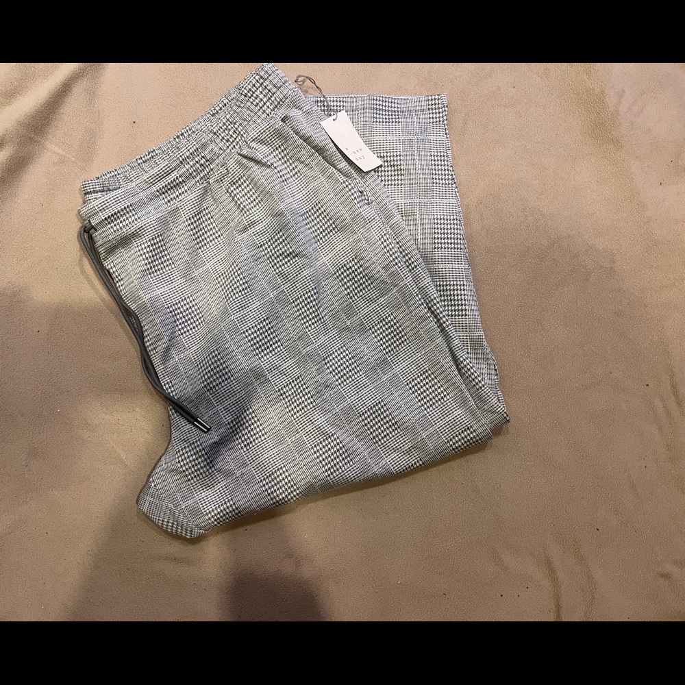 Plaid Grey Pants